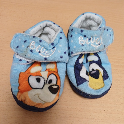 Bluey baby slippers fabric - bluey,