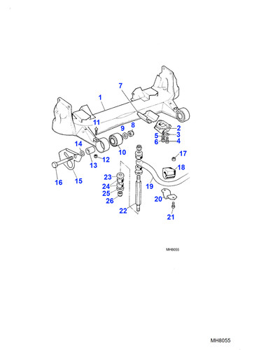 Jaguar genuine anti roll bar - anti,