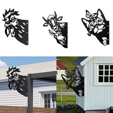 2D Peeping Metal Art Garden