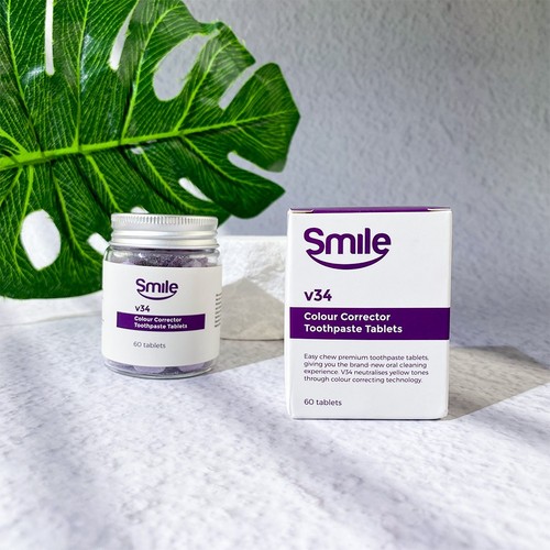 Smile v34 purple toothpaste - smile,