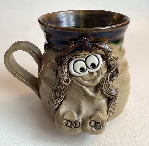 Vintage pretty ugly pottery - ugly,