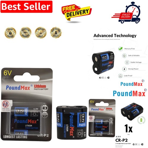 Lithium power photo battery - 6v,