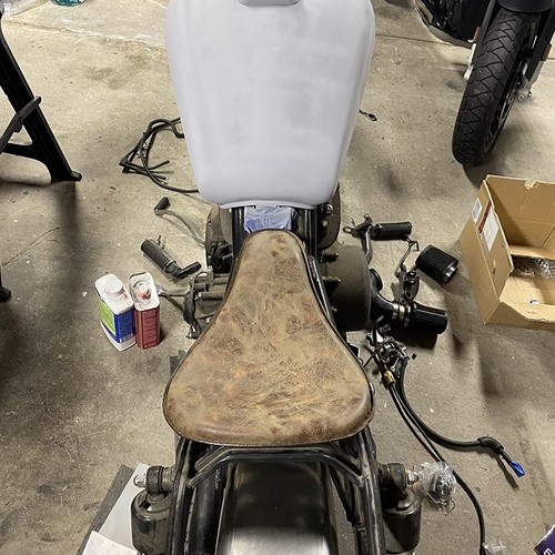 Motorcycle solo seat large - motorcycle,