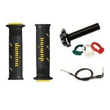 Kawasaki ZX6R 1995 - 2019 Domino XM2 Quick Action Throttle With Black / Yellow G
