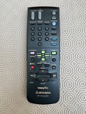 Mitsubishi TV / VCR Remote Control Black RM 550V-57806 Genuine Original Remote