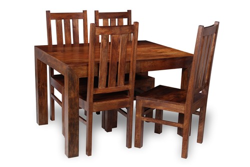 Solid mango wood dakota - wood, 120cm