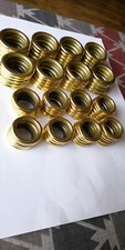AUTHENTIC FRENCH VINTAGE BRASS CURTAIN RINGS-SET OF 80(40 small & 40 large ones)