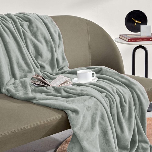 Faux fur fleece throw - throw, soft