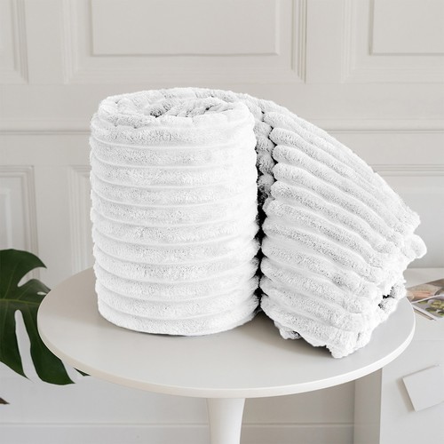Chunky cord blanket faux - cord,