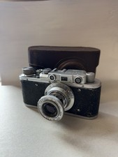 Zorki-1 35mm Rangefinder Camera 1950s USSR Made Industar 3 5 50mm