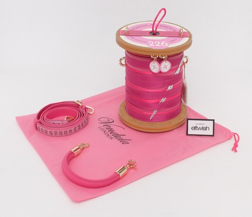 Vendula pink ribbon cotton - ribbon,