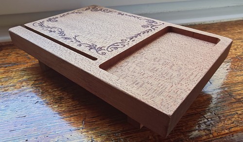 Witch casket sapele wood - wood, altar