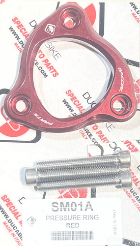 Red aluminum clutch spring - red,