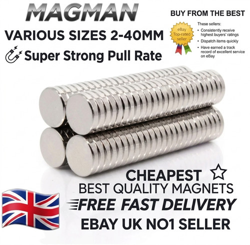 N52 neodymium disc magnets - n52,