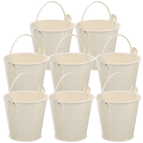 Pcs mini tinplate buckets - tinplate,