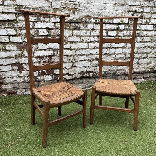 Pair french prie dieu prayer - prie,