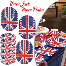 Union Jack Paper Plates King