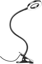 Desk Lamp Clip Light 10 Dimmable Brightness 3 Light Modes Reading Light