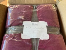 Cozee Home Family Oversize Velvetsoft Throw Deep Pink New 265 X280cm New.
