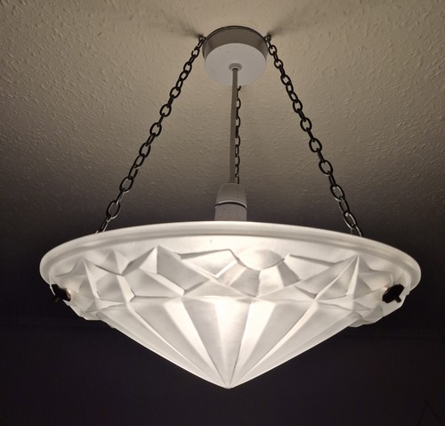 Art deco glass ceiling - art,