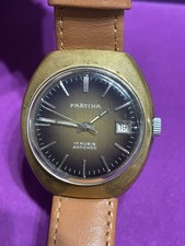 West German Vintage Wristwatch Pratina 17 Jewels Made In Germany 70s Years