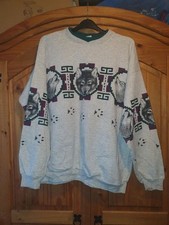 Vintage Wolf Print Wraparound