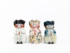 Antique Georgian Toby Jug Trio