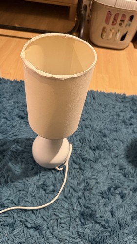 Modern white table lamp - modern,