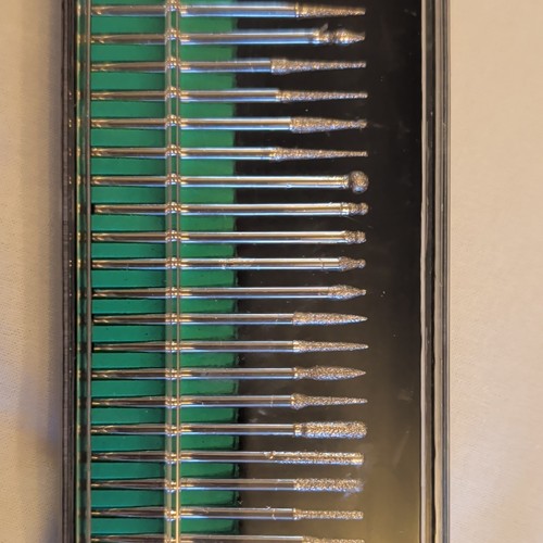 Diamond coated rotary burr - diamond,