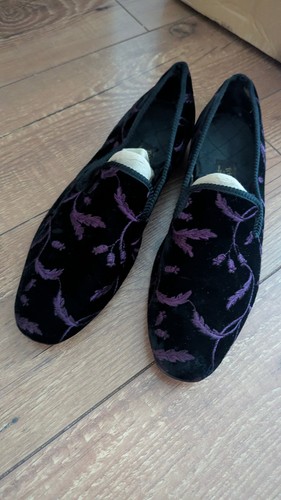 Trickers men black velvet - black,