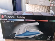 Russell Hobbs Steam Glide Travel Iron Blue / White Boxed