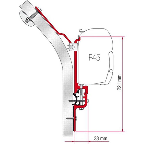 Fiamma kit for - eriba, touring
