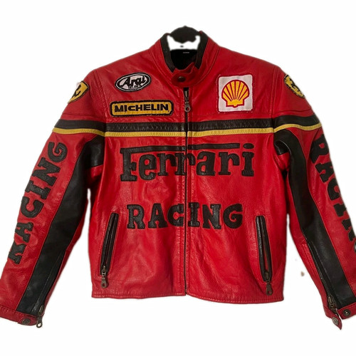 Ferrari racing red leather - ferrari,