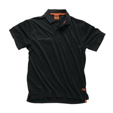 Scruffs Worker Polo Black XL - Damaged Packaging  T54664-DP