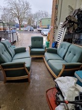 Blonde Ercol Three Piece Suite