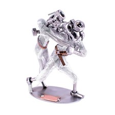Judo Handmade Metal Sculpture