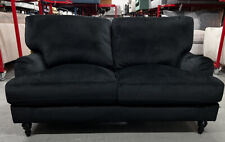 Livingston 2 Seater Sofa, Malia Velvet Black RRP £1249