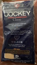 Vintage White Y-Front Jockey Classic 3PK Size 38 New and in Packet 