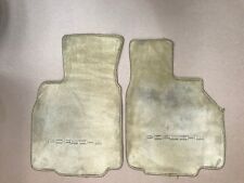 GENUINE PORSCHE BOXSTER MATS  BOXSTER CREAM CARPET MATS  PORSCHE MATS 986