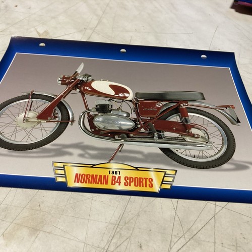 Norman 250 sport 1961 sheet - norman,
