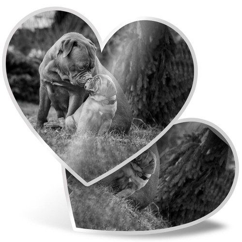 Heart stickers bw - heart, cm