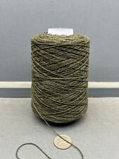 200G 5/28NM 100% CASHMERE DARK GREEN MIXTURE BY T&D LODEN 3 PLY