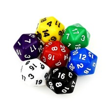 D20 Dice 20 Sided Set Poly