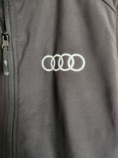 Genuine AUDI jacket, Black With embroidered Logos, Size (Medium)