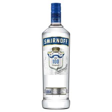 Smirnoff blue label vodka - vodka, 1ltr