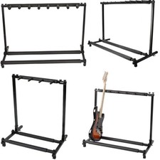 3/5/7/9 Holder Folding Multiple Guitar Holder Rack Stand Fr Electric Bass Guitar