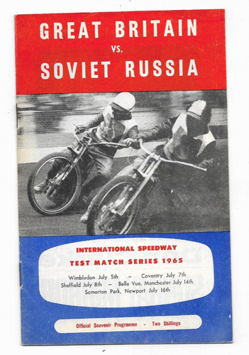 Speedway programme july - speedway,