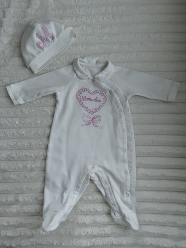 Monnalisa white pink footed - monnalisa, white/pink