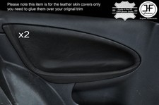 BLACK STICH 2X REAR DOOR CARD