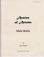 Armies of Arcana Fantasy Wargame Rules (1998) by Thane Morgan